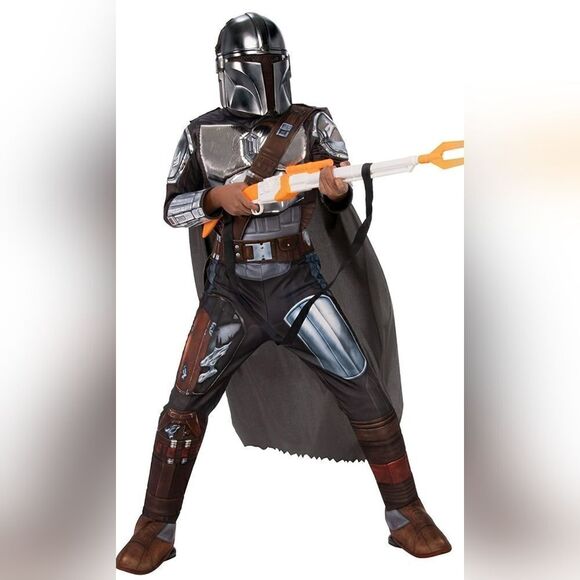 Disney Star Wars Mandalorian Halloween Costume Boys Size Medium (8-10)
